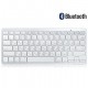 BK6001 WIRELESS SLIM KEYBOARD BLUETOOTH WHITE ENGLISH ΠΛΗΚΤΡΟΛΟΓΙΟ ΑΣΥΡΜΑΤΟ ΛΕΥΚΟ ΑΓΓΛΙΚΟ 17740-4