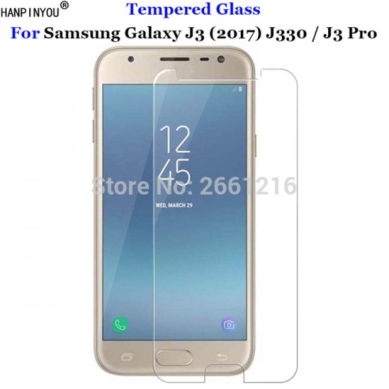 Premium Tempered Glass Screen Protector 2.5D 9H 0.3mm Samsung Galaxy J3 2017 Γυάλινο Προστατευτικό Οθόνης