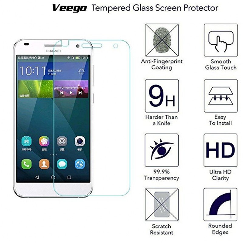 Premium Tempered Glass Screen Protector PRO+ 9H 0.3mm Huawei G7 C199 Γυάλινο Προστατευτικό Οθόνης