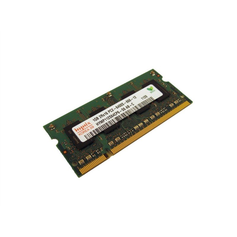 1Gb MEMORY RAM SODIM DDR2 -800Mhz- HYNIX PC2-6400S-12 HYMP112S64CP6-S6 AB-C ΜΝΗΜΗ ΦΟΡΗΤΟΥ (PC)