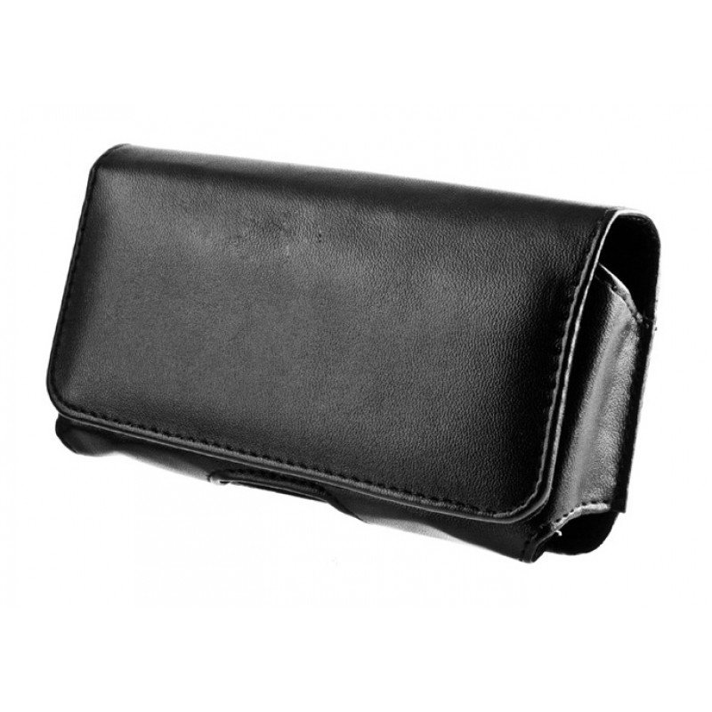 POWERTECH MOB-0445 UNIVERSAL LEATHER BELT CASE 6 BLACK  ΘΗΚΗ ΖΩΝΗΣ ΜΑΥΡΗ