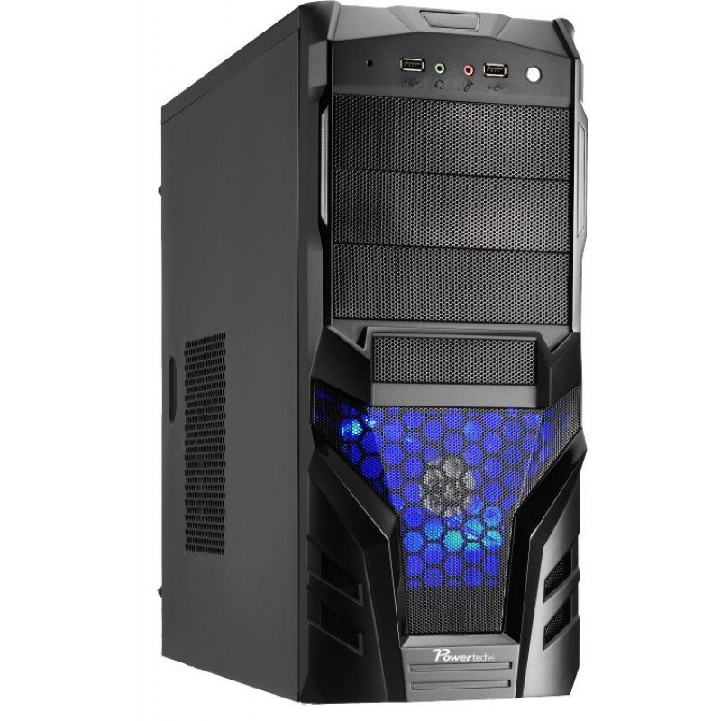 POWERTECH PT-415 CASE MIDI TOWER ATX BLACK USB 3.0 & PSU 450W ΚΟΥΤΙ ΥΠΟΛΟΓΙΣΤΗ ΜΑΥΡΟ (PC)