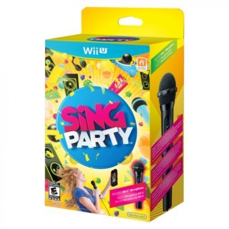 SING PARTY & WIRED MICROPHONE WIIU (Wii-U)