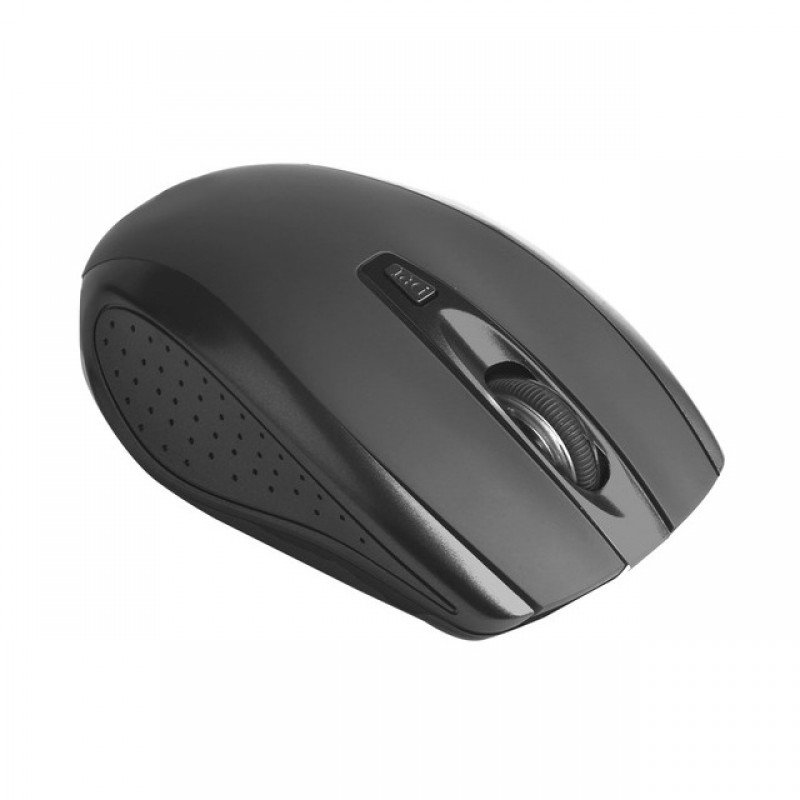 MEDIA MAGIC WM-633 MOUSE 3 BUTTON WIRELESS OPTICAL USB 1000Dpi BLACK-GRAY ΠΟΝΤΙΚΙ ΑΣΥΡΜΑΤΟ MAYΡΟ-ΓΚΡΙ