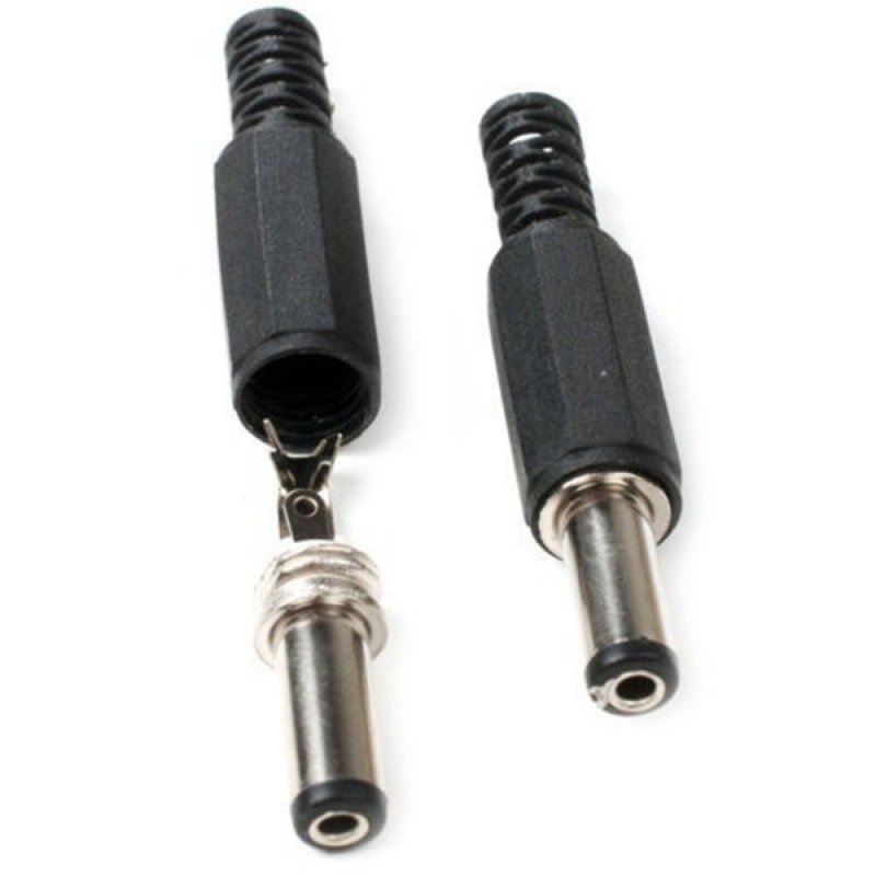 POWER CABLE DC PLUG BLACK 2.8X5.5X14 ΤΕΛΙΚΟ ΒΥΣΜΑ ΡΕΥΜΑΤΟΣ ΜΑΥΡΟ DC021A