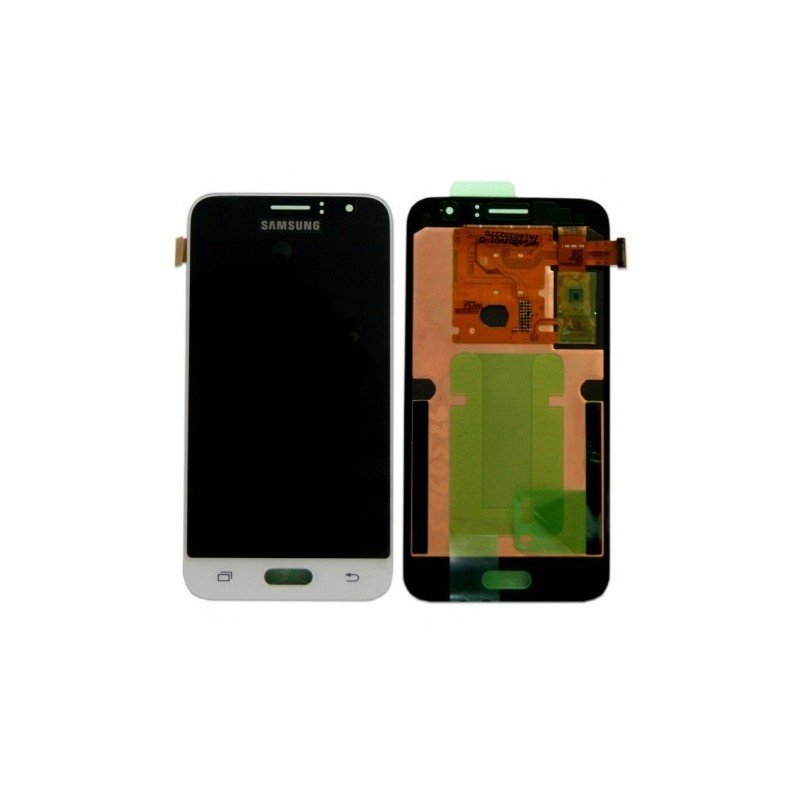 Οθόνη Samsung Galaxy J1 2016 SM-J120F GH97-18224A Original LCD & Touch White Αυθεντική οθόνη & Τζάμι Αφής Λευκή