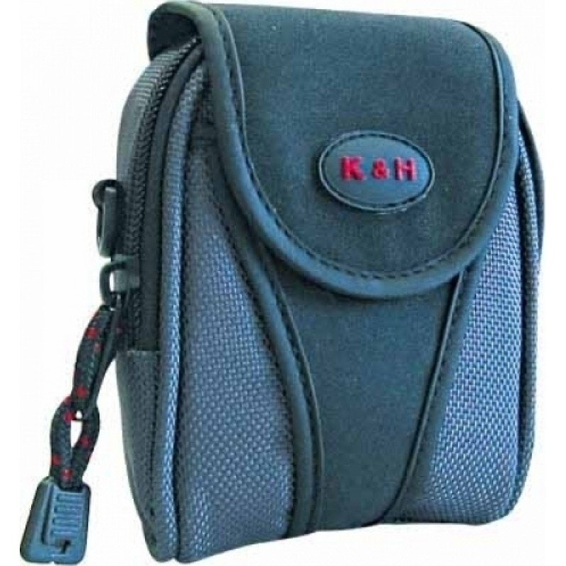 K&H 211B VIDEO/PHOTO/CAMERA SOFT BAG BLACK-BLUE ΥΦΑΣΜΑΤΙΝΗ ΤΣΑΝΤΑ ΜΑΥΡΗ-ΜΠΛΕ