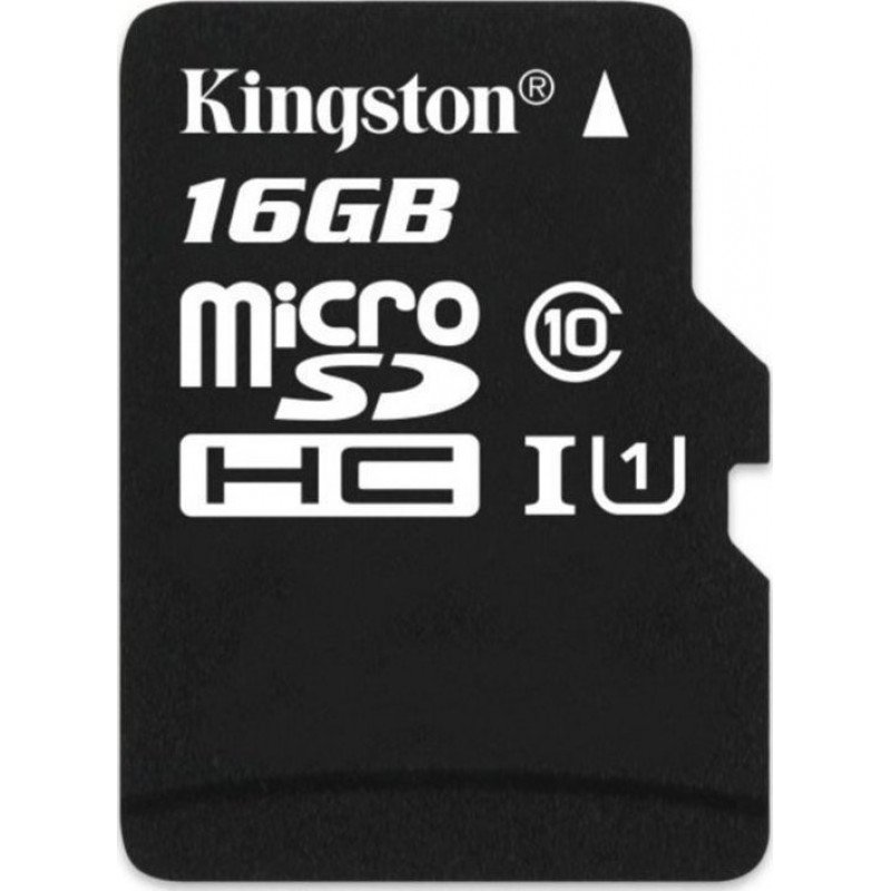 16GB MEMORY MICRO SD UHS-1 SDHC CARD CLASS 10 KINGSTON SDC10G2/16GBSP ΜΝΗΜΗ