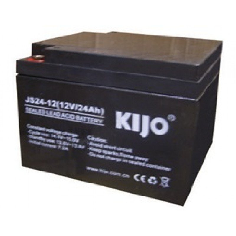 KIJO JS24-12 12V 24Am LEAD BATTERY PACK UPS 12 V 24000mA MΠΑΤΑΡΙΑ ΜΟΛΥΒΔΟΥ ΕΠΑΝΑΦΟΡΤΙΖΟΜΕΝΗ