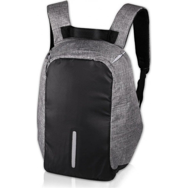 NOD Citysafe LBP-200 15.6 Back Bag Soft Black-Gray Υφασμάτινη Τσάντα Μεταφοράς Φορητού