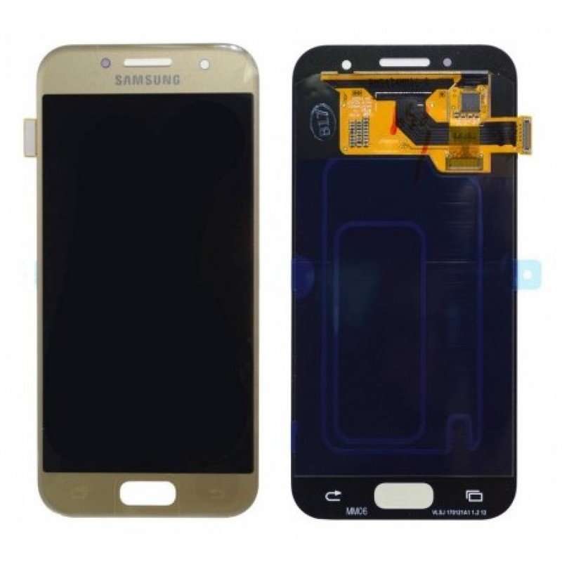 Οθόνη Samsung Galaxy A3 2017 SM-A320F GH97-19732B Original LCD & Touch Gold Οθόνη & Τζαμί Αφής Χρυσή