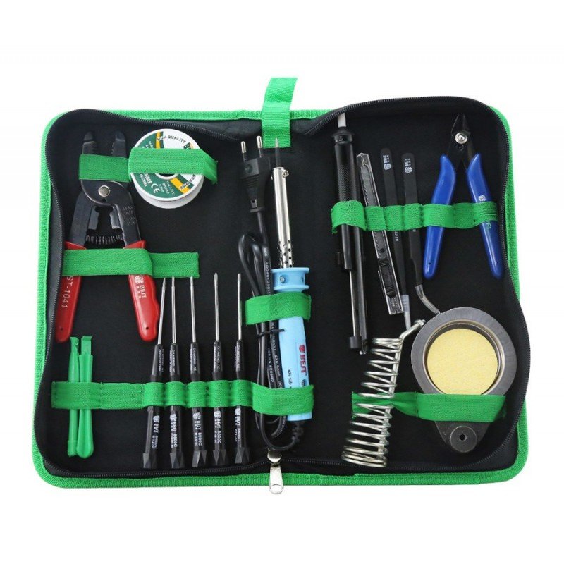 Best BST-113B Screwdrivers & Solder Repair Tool Kit (16 Pieces) Κατσαβίδια & Κολλητήρι Σετ