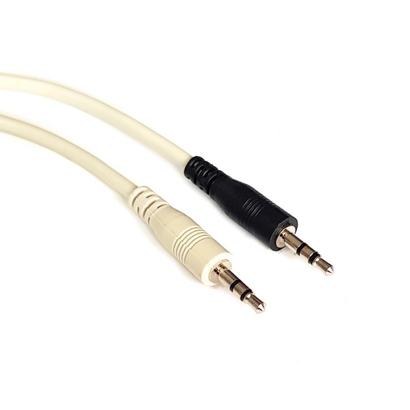 Audio Cable Jack 2.5 Male To Jack 2.5 Male Stereo 1.8m White Καλώδιο Ήχου Λευκό CAB-J035