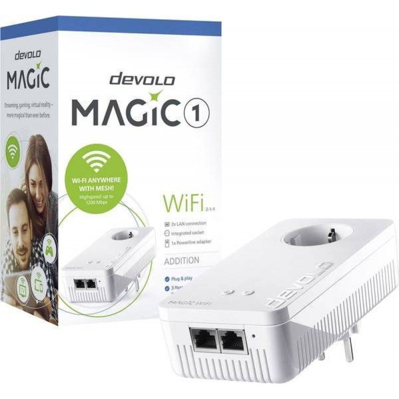 Devolo Magic 1 Powerline WiFi Adapter Αντάπτορας Δικτύου 08358