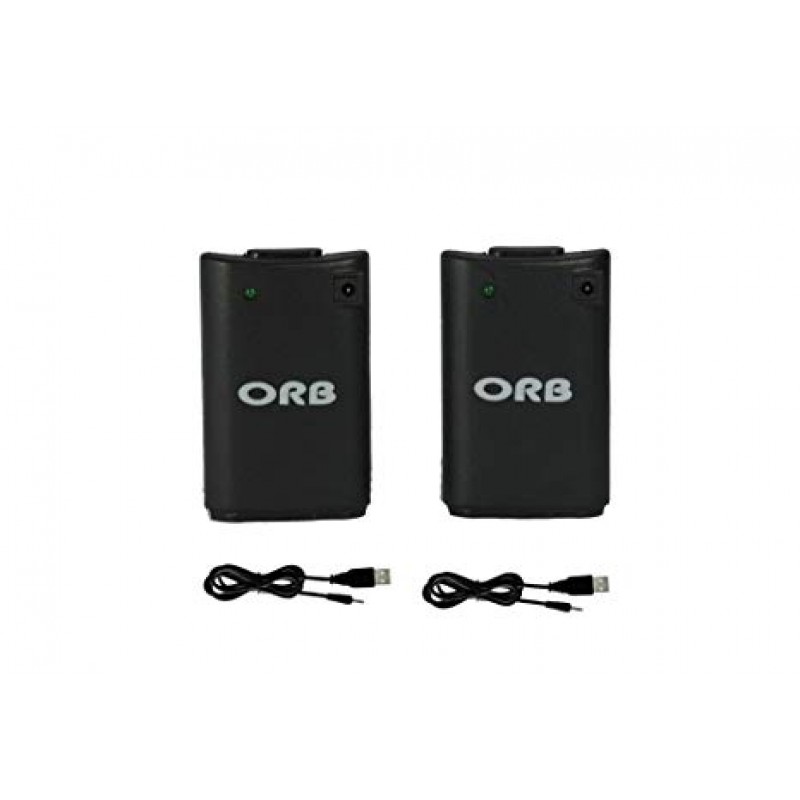 Dual Battery Charge Pack Black (2 X Rechargeable Batteries) Επαναφορτιζόμενες Μπαταρίες Xbox GR-020405 (360)