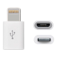 Adaptor Micro USB Female To Lightning White Μετατροπέας FTT4-051