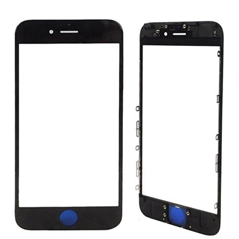 Τζάμι Αφής Με Πλαίσιο Μαύρο iPhone 5 - Glass Lens with Front Bezel Black i5