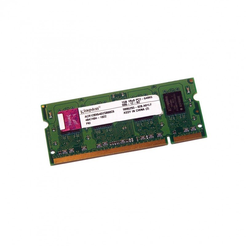 Μνήμη  Kingston 1GB DDR2 1Rx8 PC2-6400S-666-12-B2 SoDimm