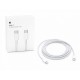 Apple USB 3.1 Type C Cable Male To Type C Cable Male White 2m Original MLL82ZM/A Αυθεντικό Καλώδιο Σύνδεσης Λευκό