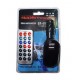 Car Power FM Transmitter With Remote MP3 Player USB 2.0 & Micro SD T26