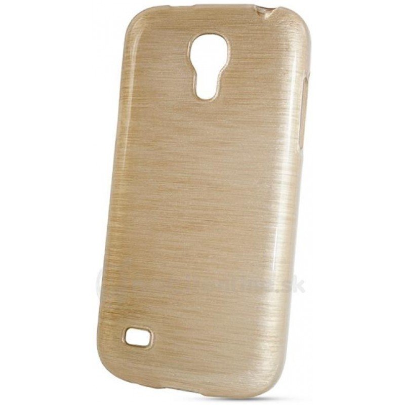 Μπεζ Θήκη Κινητού Samsung Galaxy S4 Plastic Flexible Jelly Case Brush