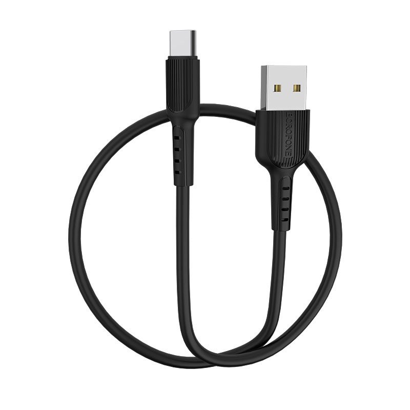 USB Cable To Type-C 1m Black Καλώδιο Φόρτισης-Δεδομένων Μαύρο Borofone BX16