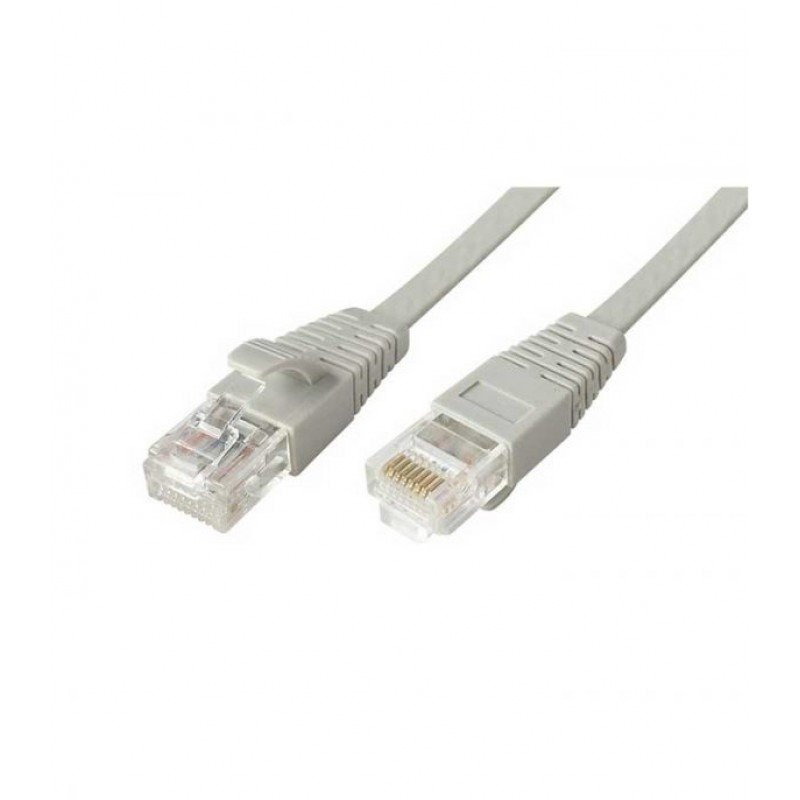 UTP Ethernet Cable Flat 50m Gray Cat 5e Καλώδιο Δικτύου CAB-N194