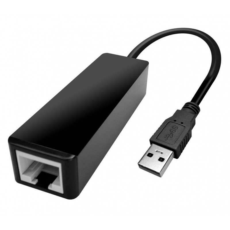 USB A 3.0 To Ethernet RJ45 0.20m Black10/100/1000 Κάρτα Δικτύου CAB-U035