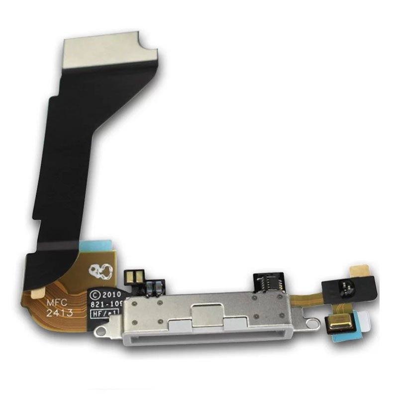 Καλωδιοταινία Με Βύσμα Φόρτισης Λευκή iPhone 4 Flex Power Connector i4