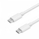 USB 3.1 Type C Cable Male To Type C Cable Male 2m White 5A Καλώδιο Σύνδεσης Λευκό Hoco X51