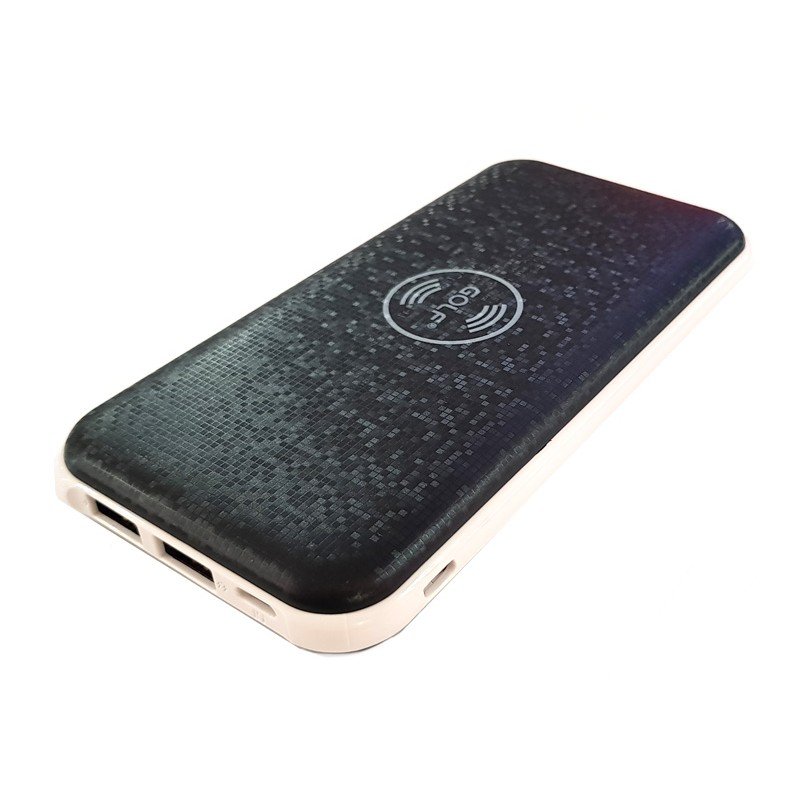 Power Bank Universal 8000mAh 2 USB Ports Black Μπαταρία-Φορτιστής Κινητών Συσκευών Golf GF-W2