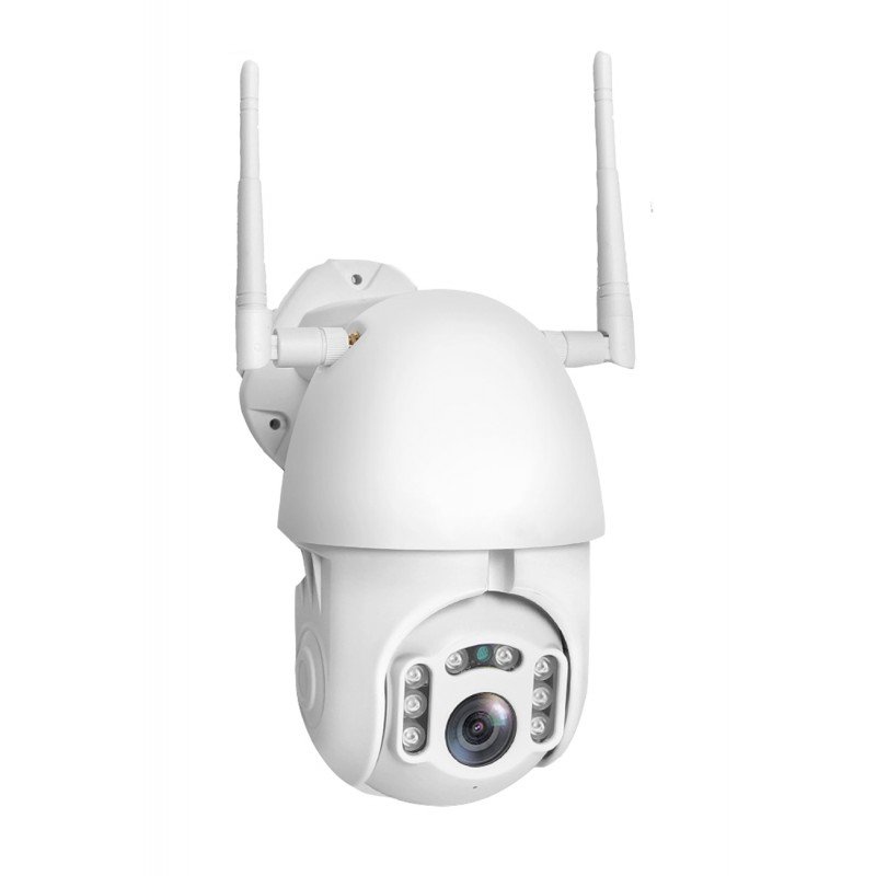 Innotronik IP Camera Dome IP65 IR 10m External 2Mpx 1080p WiFi White Κάμερα Εξωτερικού Χώρου Λευκή IPP-011