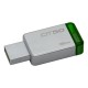 16GB USB 3.0 Stick Kingston Datatraveler 50 Silver/Green DT50/16GB Στικάκι Ασημί/Πράσινο