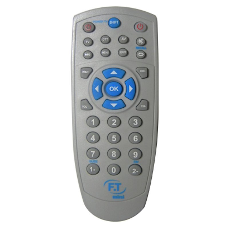 REMOTE CONTROL UNIVERSAL 2:1 FT GREY LOR 8000 (TV/DVD/SATELLITE)