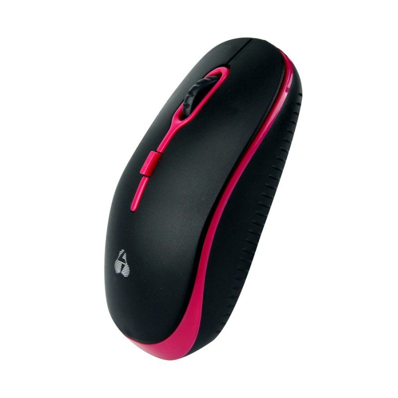 Powertech PT-608 Wireless Optical Mouse 1600 DPI Black-Red Ασύρματο Οπτικό Ποντίκι Μαύρο-Κόκκινο