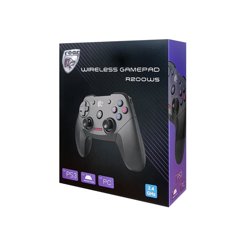 Ασύρματο Χειριστήριο Gamepad Wireless ROAR R200WS Analogue & Vibration (PC,PS3 & Android TV box) RR-0003