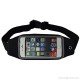 Universal Splashproof Sports Running Arm/Waste Belt Band Black