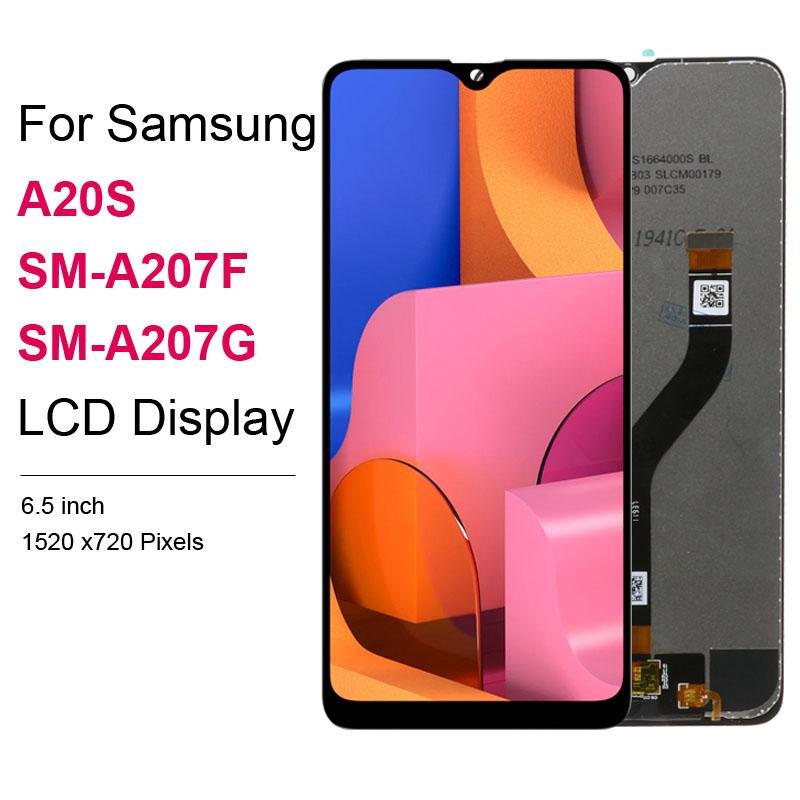 Οθόνη Galaxy A20s SM-A207 OEM LCD & Touch Black Οθόνη & Τζάμι Αφής Μαύρη