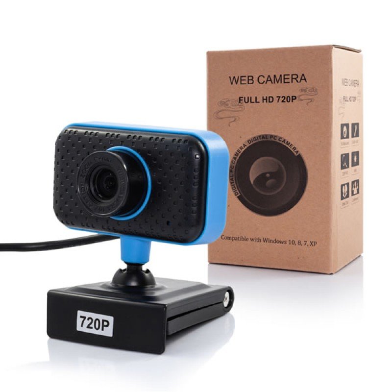 Pc C11 Web Camera HD 720p USB Black-Blue Κάμερα Υπολογιστή