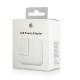 Apple Md836zm/a USB Charger 5V 2.4Am A1401 12w Retail Αυθεντικό Τροφοδοτικό Πρίζας Λευκό