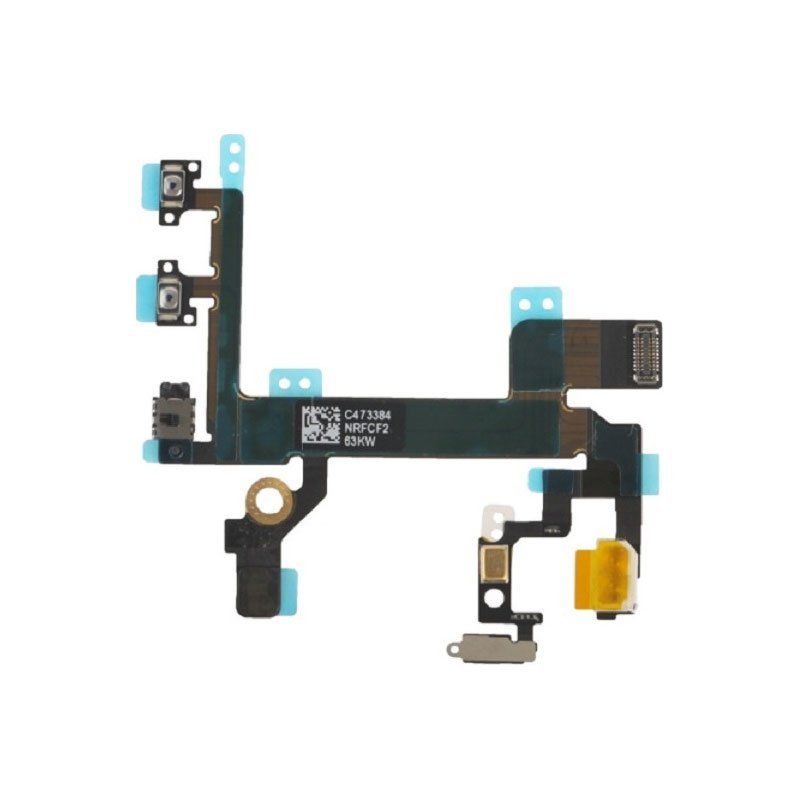 Καλωδιοταινία  Έντασης Ήχου & Σίγασης iPhone 5SE Power Flex On Off & Volume i5SE