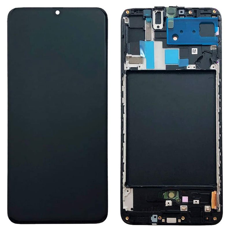 Αυθεντική Οθόνη Samsung Galaxy A70 GH82-19787A Original LCD & Touch & Frame QHD Black Μαύρη A705F Service Pack