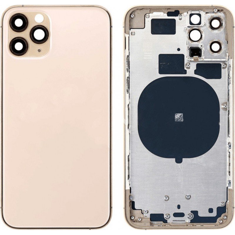 Καπάκι Μπαταρίας - Πλαίσιο Χρυσό iPhone 11 Pro Max Housing - Frame Gold