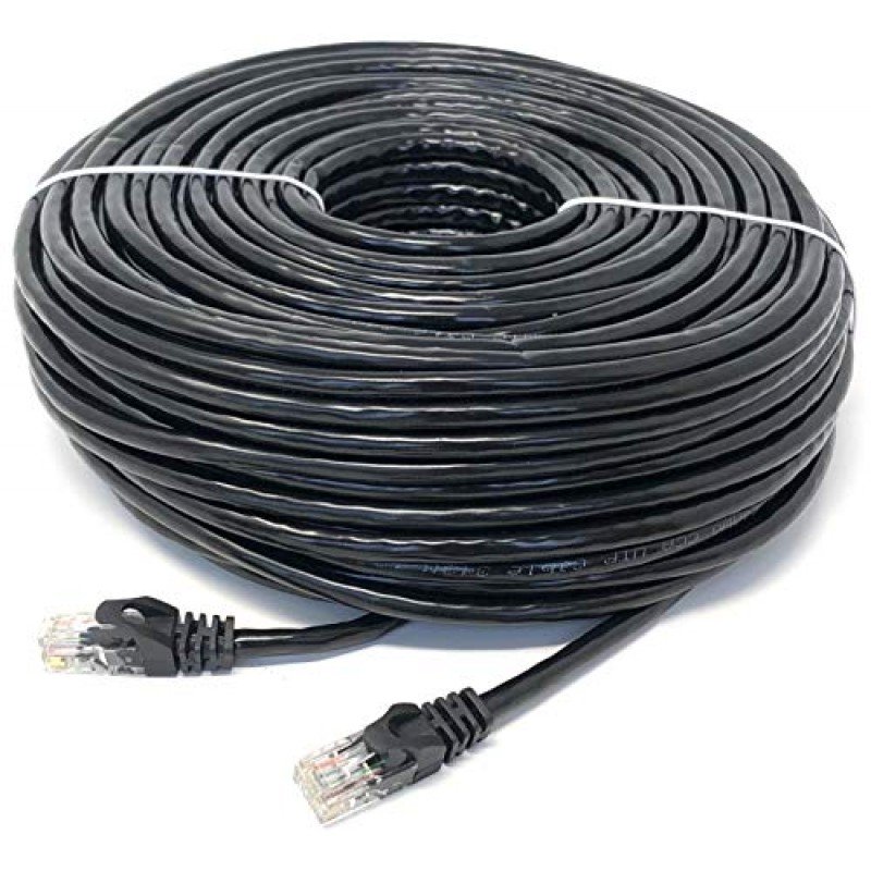 UTP Ethernet Cable 50m Black Cat 5 Καλώδιο Δικτύου 68652