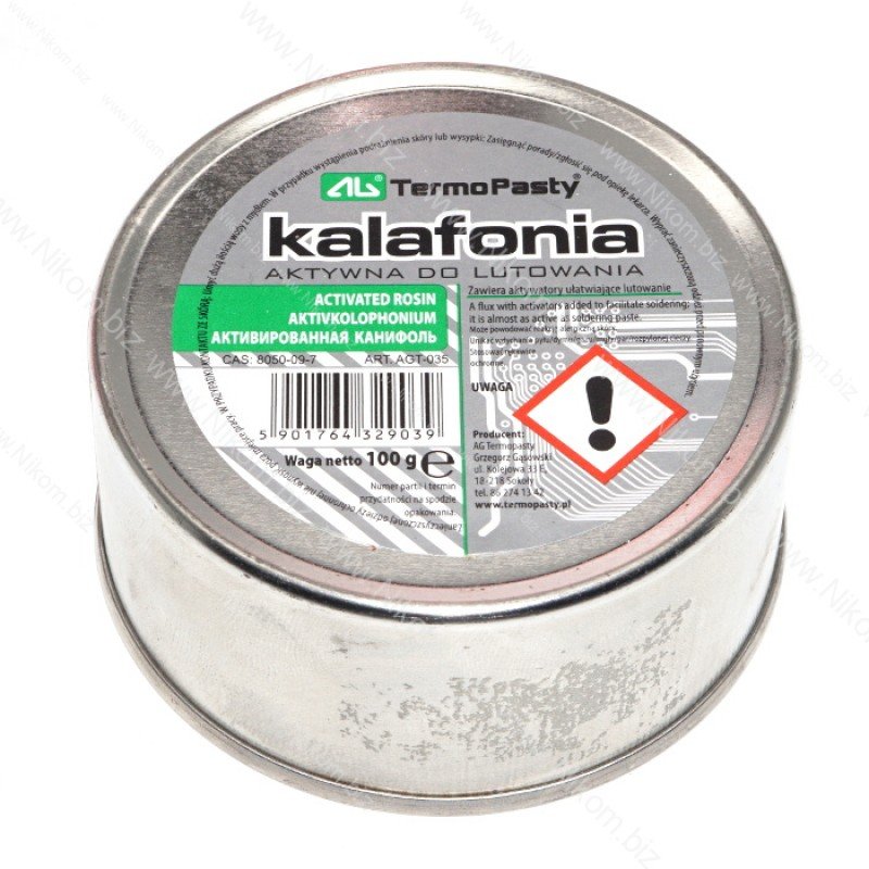 Kalafonia Flux Soldering Paste Creme 100gr Αλοιφή Κόλλησης Για Κολλητήρια AGT-035