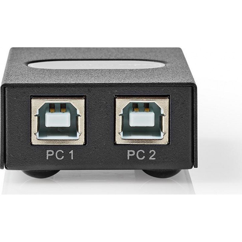 USB A 2.0 2-Port Switch Changer Διακλαδωτής Nedis CSWI6002BK