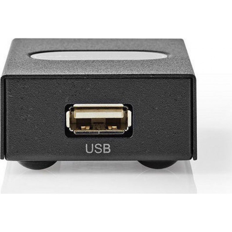 USB A 2.0 2-Port Switch Changer Διακλαδωτής Nedis CSWI6002BK