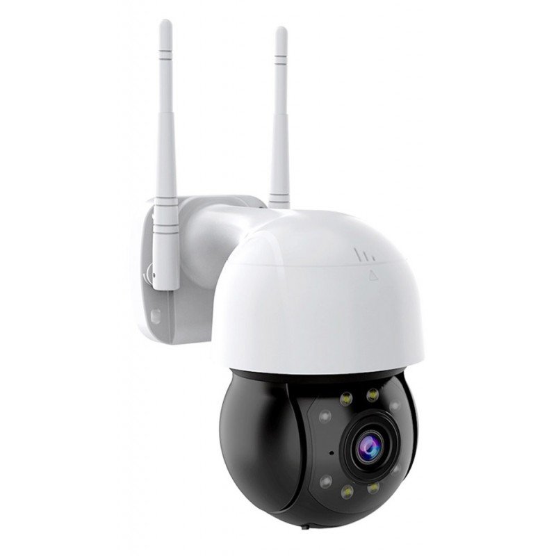 Innotronik IP Camera Dome IP65 IR 10m External 2Mpx 1080p WiFi White-Black Κάμερα Εξωτερικού Χώρου Λευκή-Μαύρη ICS-PT24