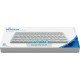 Wireless Slim Keyboard Bluetooth V5.0 White-Silver MediaRange MROS132-GR Πληκτρολόγιο Ασύρματο Λευκό-Ασημί