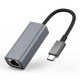 USB 3.1 Type C - Ethernet 100/1000 Silver 0.15m PTH-044